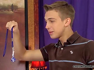 Spunky twink hypnotized