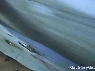 Amateur black guy takes a gay handjob 23