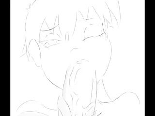 Animation&colon; gay anime blowjob