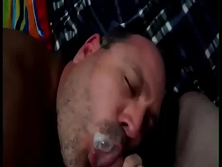 Gay Blowjob & Lick Up Cum