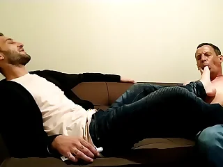 Pornstar Jesse Prather's first footjob