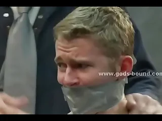 Bondage army officer punishes soldier