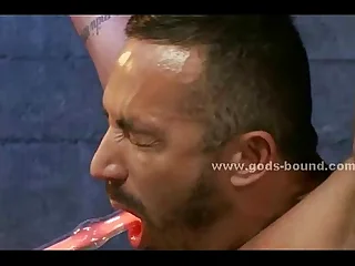 Gay fucking in sado maso bondage video