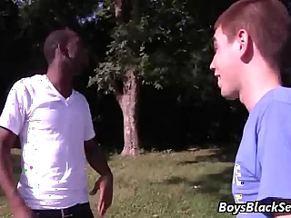 Black Muscular Boys Fuck Gay White Twinks Video 16