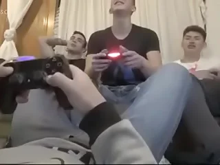 gay twink foot fetish while playing
