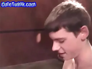 Cute Twink Gets A Cum Blast