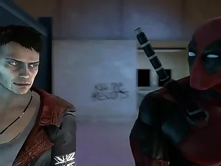 Deadpool and DmcDante  Gay Sex&period;MP4