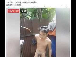 18 Cm live trưa tắm t&igrave;m kh&aacute;ch